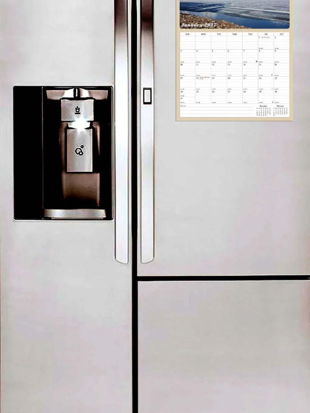 2027 Calendar Magnetic Peel & Stick 12 Months 8.5